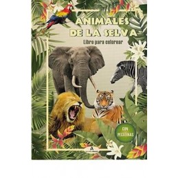 ANIMALES DEL MAR/SELVA LIBRO PARA COLOREAR