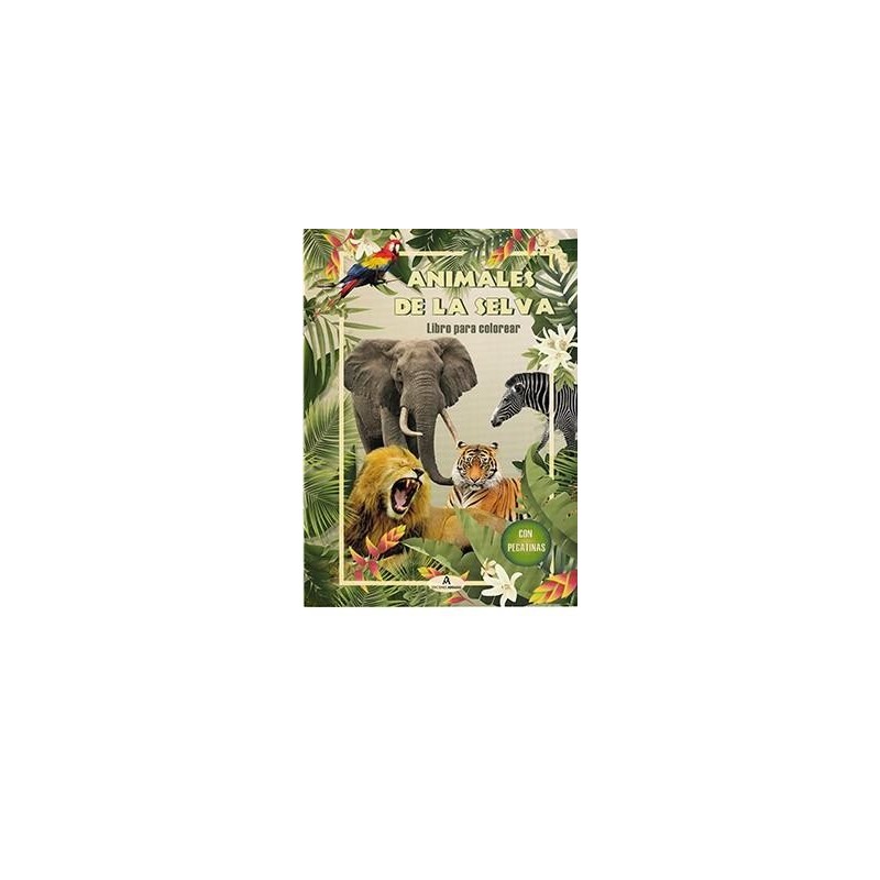 ANIMALES DEL MAR/SELVA LIBRO PARA COLOREAR