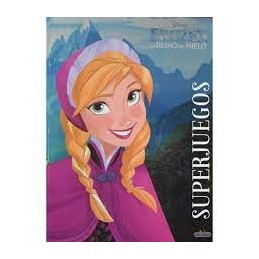 LIBROS SUPER JUEGOS METALIZADO FROZEN 21x28CM ADHE