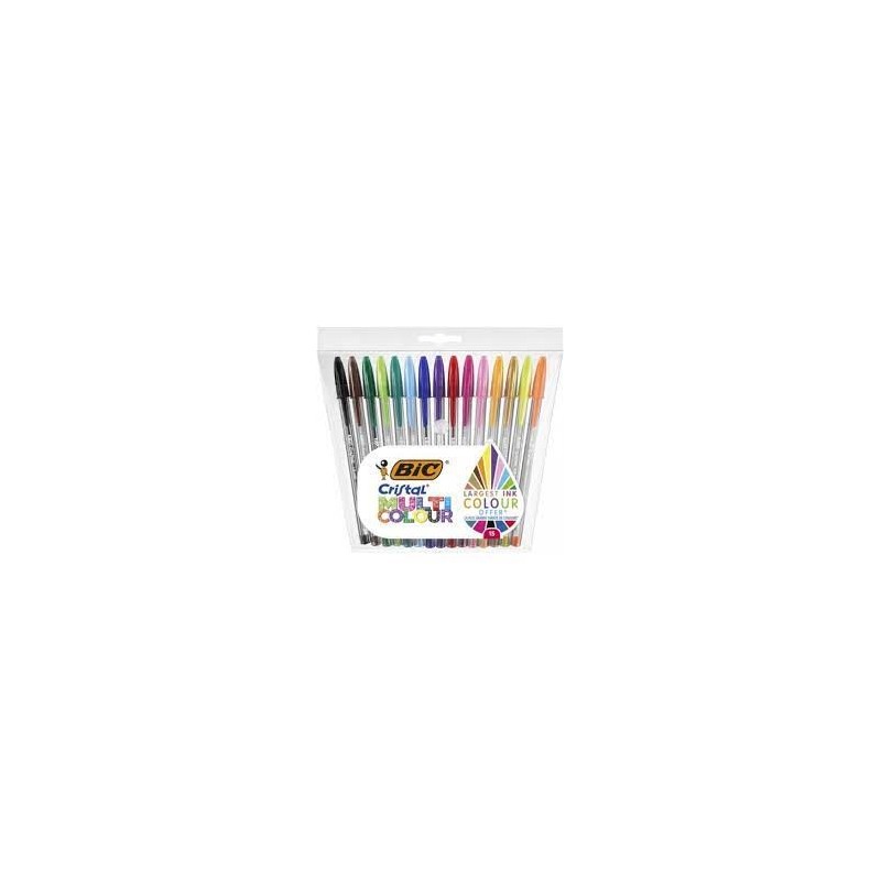 BOLIGRAFO BIC CRISTAL MULTICOLOR B/15
