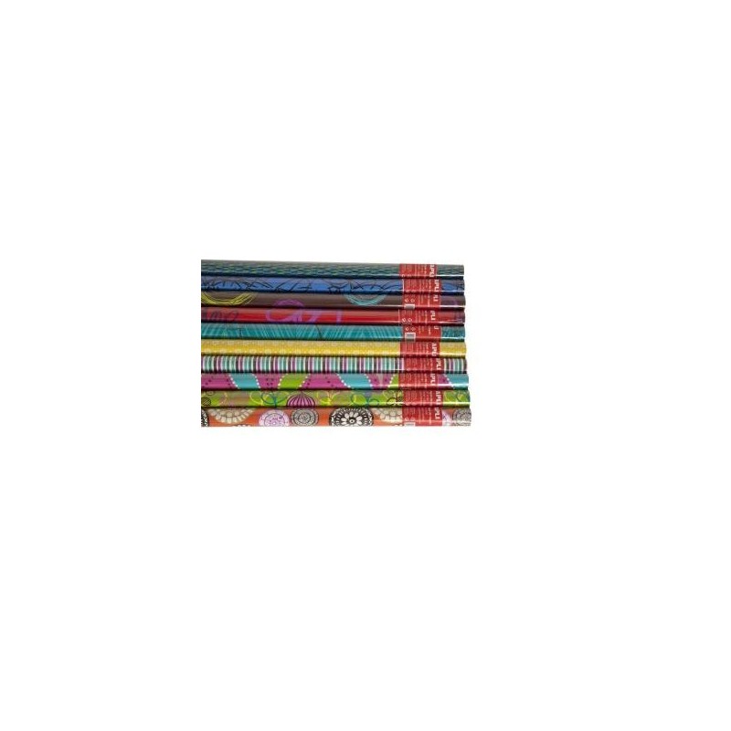 PAPEL REGALO ROLLOS 0.70x2MTS MIL SURTIDO TODO