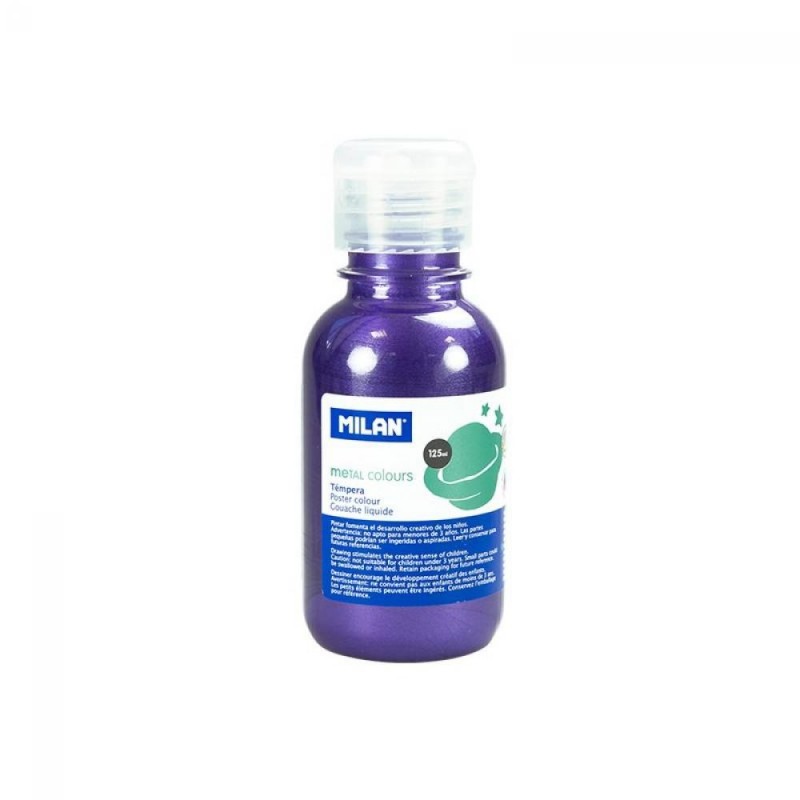 FRASCO 125ML TEMPERA VIOLETA METAL