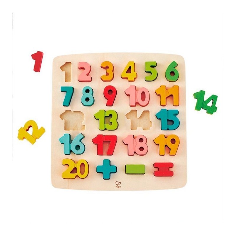 PUZZLE MADERA NMEROS JE145204
