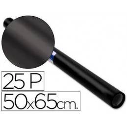 PAPEL CHAROL ROLLO 25/H NEGRO