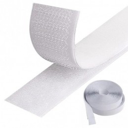 CINTA VELCRO ADHESIVO CIERRE 3x40cms BLANCA