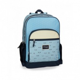 MOCHILA ADAP. 45CM 2 CREMA. MOVOM WINK AZUL