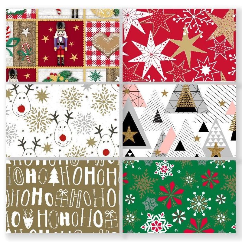 PAPEL DE REGALO ROLLO 070x2 NAVIDAD 480008