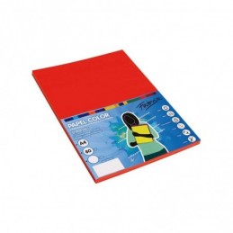 PAPEL A-4 80GR ROJO