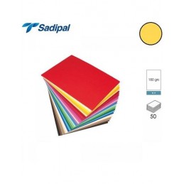 CARTULINA A4 OCRE SADIPAL 50UDS