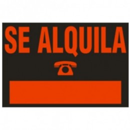 LETRERO SE ALQUILA 35x25