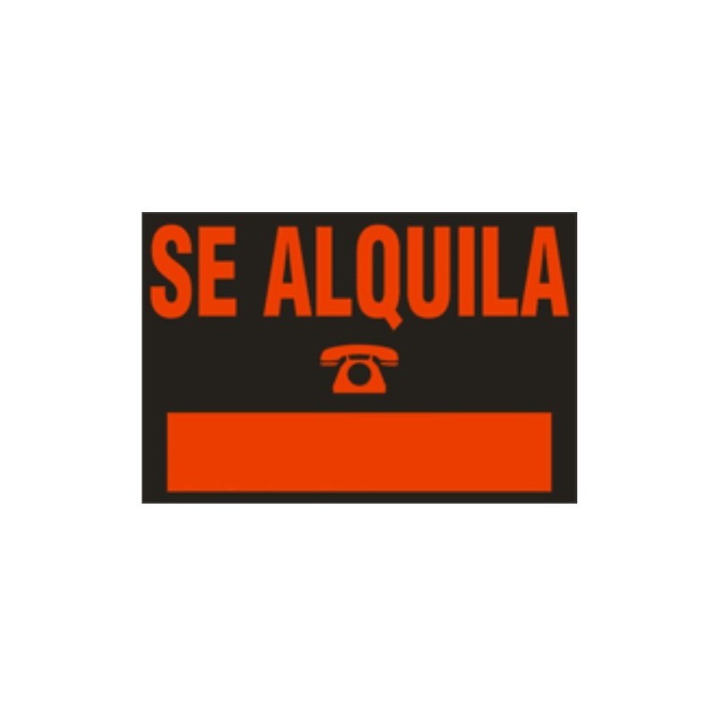 LETRERO SE ALQUILA 35x25