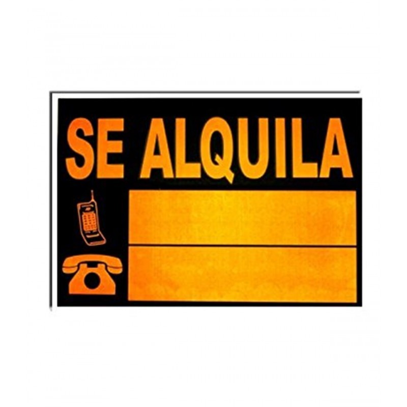 LETRERO SE ALQUILA 50x70