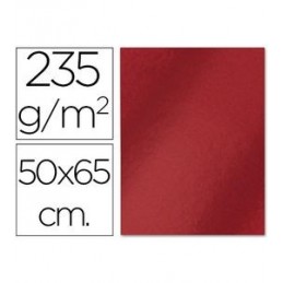 CARTULINA 50x65 METALIZADA ROJA