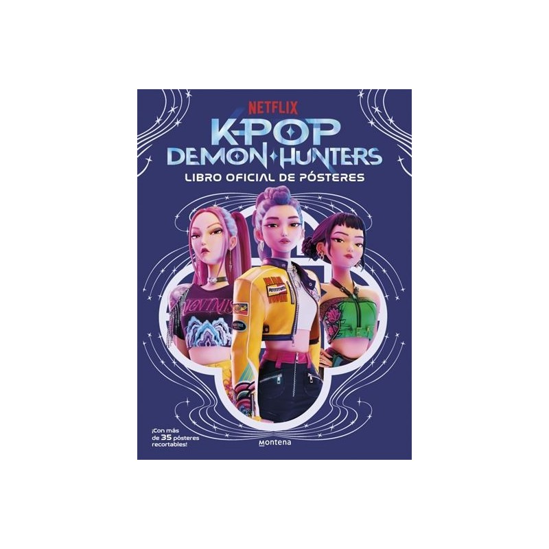 K-POP DEMON HUNTERS LIBRO OFICIAL DE POSTERS