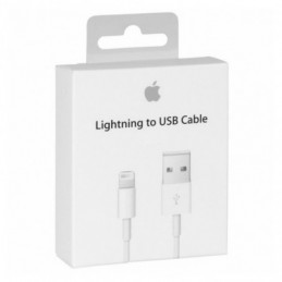 CABLE LIGHTNING IPHONE APPLE TO USB 1MT BLANCO