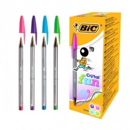 BOLIGRAFOS BIC COLORES PASTEL
