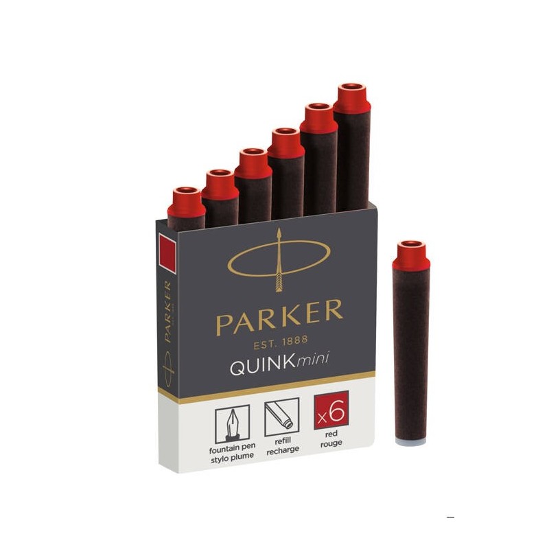 PARKER ROJO QUINK CARTUCHO