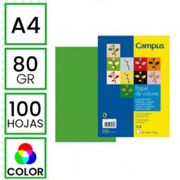 PAPEL CAMPUS A4 VERDE MANZANA 80GR/100H