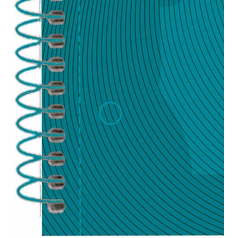 BLOC ESPIRAL A4 80H CUADRO 5MM TE SOFT TOUCH AQUA