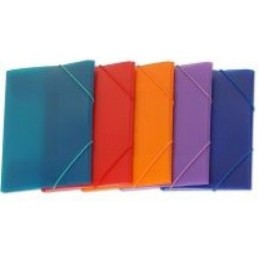 CARPETA GOMAS RECIBO PP SUPRA COLORES SURTIDOS