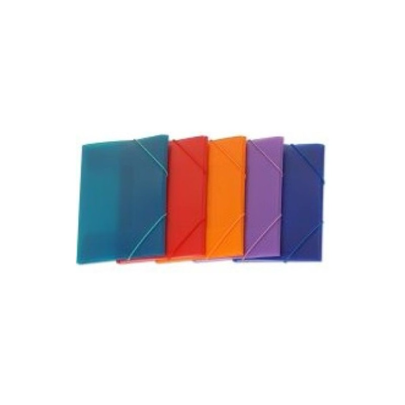 CARPETA GOMAS RECIBO PP SUPRA COLORES SURTIDOS