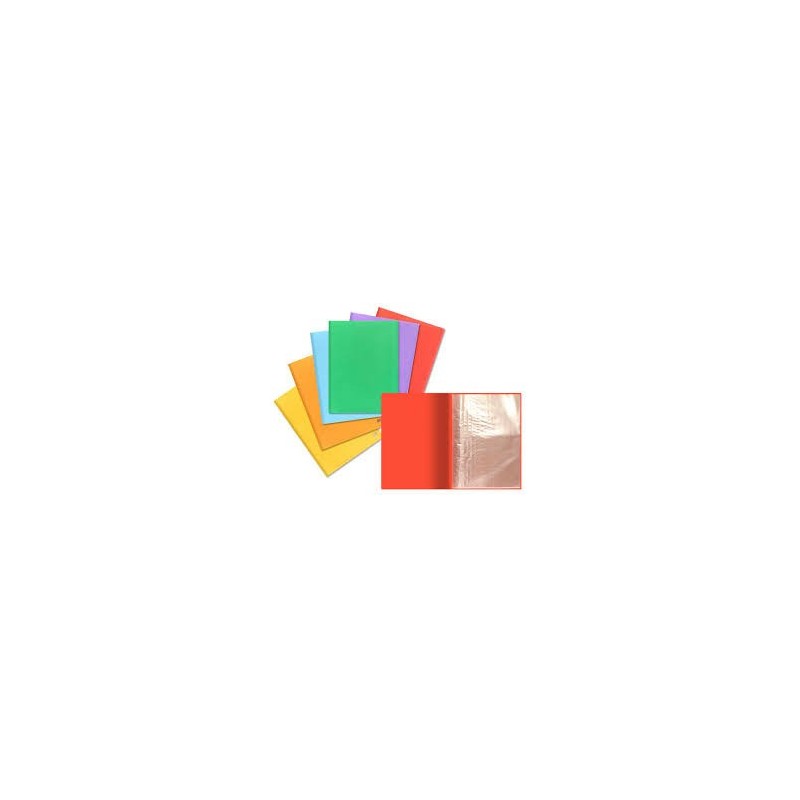 CARPETA A4 10 FUNDAS HIPERFLEX OPACO COLORES SURTI