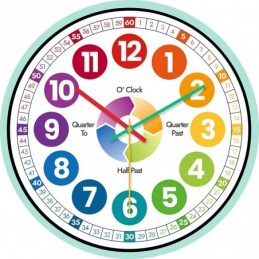 RELOJES MURAL EDUCATIVO PARA NIÑOS