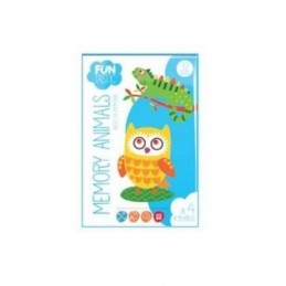 JUEGO DE CARTAS MEMORY ANIMALS FUN TASTIC