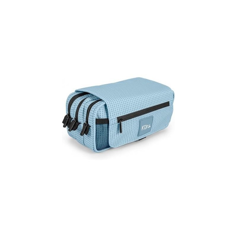 ESTUCHE PORTATODO TRIPLE C/SOLAPA KURU - AZUL