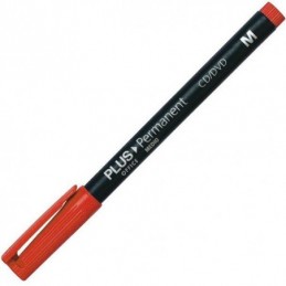 ROTULADOR PLUS PERMANENTE M (1.0) ROJO