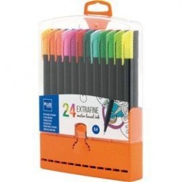 ROTULADOR PLUS EXTRAFINO CAPSU 24 COLORES
