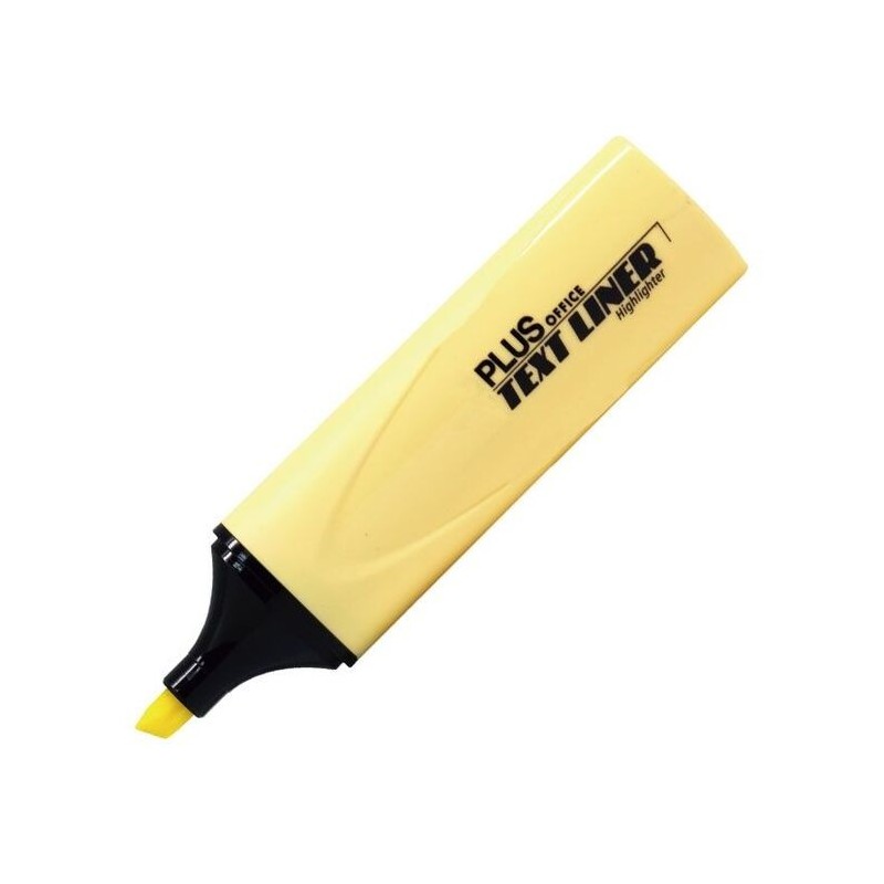 FLUORESCENTE PLUS TEXT LINER PASTEL AMARILLO