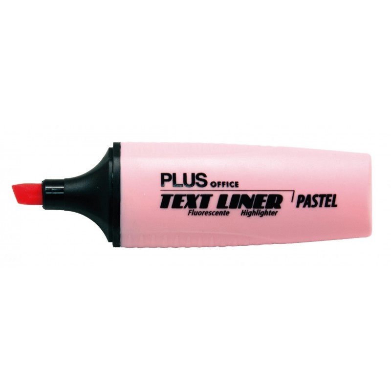 FLUORESCENTE PLUS TEXT LINER PASTEL ROSA