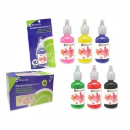 PINTURA ESPECIAL TEXTIL 3D COLORES SOLIDOS 30ML