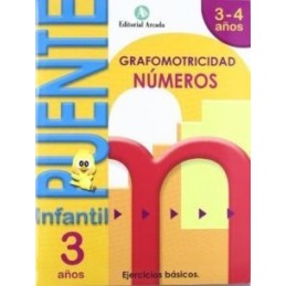 PUENTE INFANTIL 3-4 AÑOS NUMEROS GRAFOMOTRICIDAD 2