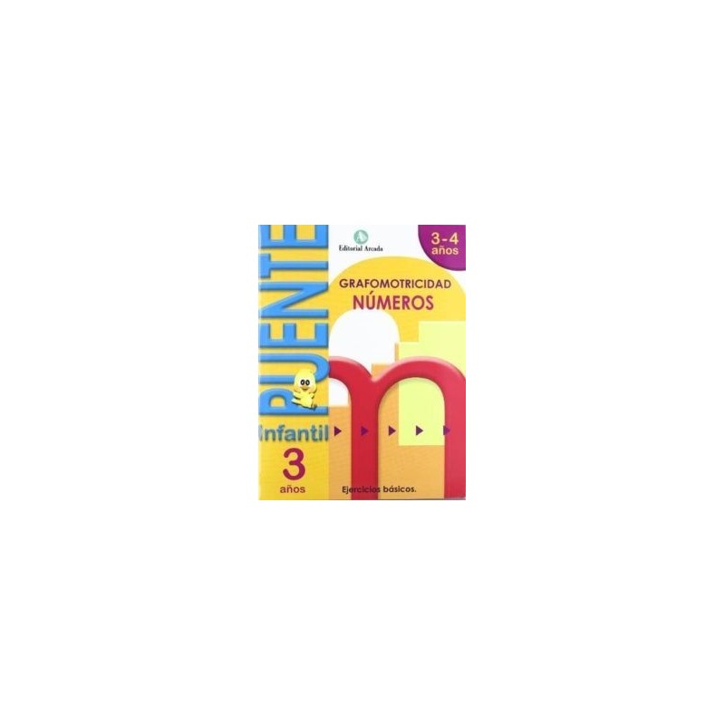 PUENTE INFANTIL 3-4 AÑOS NUMEROS GRAFOMOTRICIDAD 2