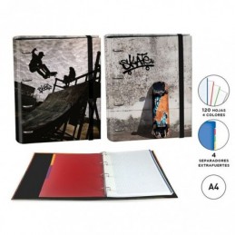 CARPETA CARTON SENFORT A4 4A/35 MM SURTIDOS