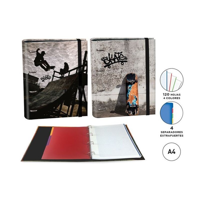 CARPETA CARTON SENFORT A4 4A/35 MM SURTIDOS