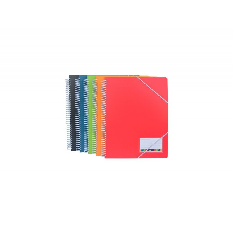 CARPETA DE 40 FUNDAS ESPIRAL 360 SURTIDO VITAL CO