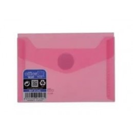 SOBRES CIERRE V-LOCK A7 120x85MM ROJO