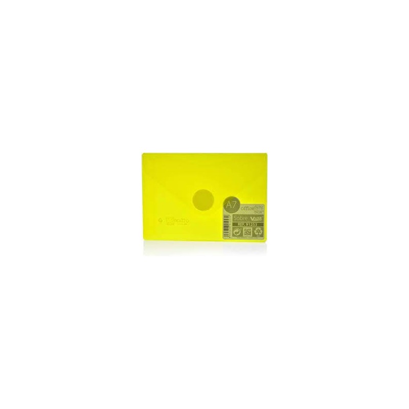 SOBRES CIERRE V-LOCK A7 120x85MM AMARILLO