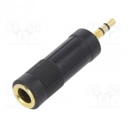 ADAPTADOR AUDIO JACK 3.5M/JACK 6.35H