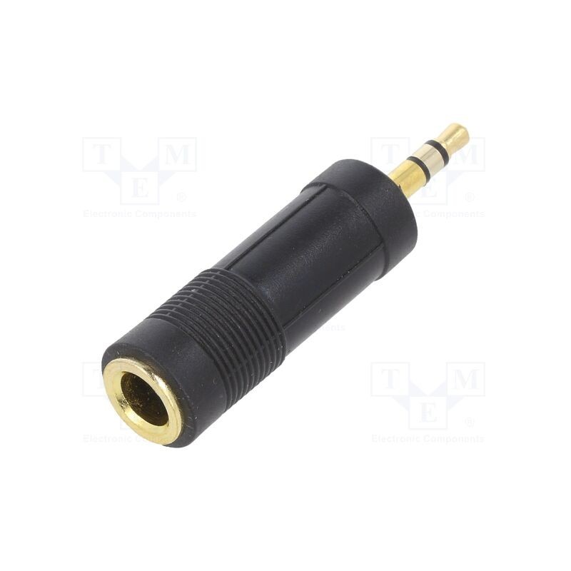 ADAPTADOR AUDIO JACK 3.5M/JACK 6.35H