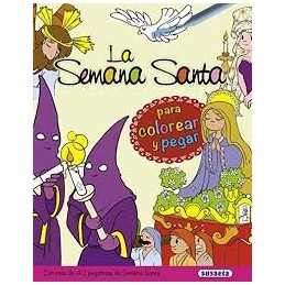 SEMANA SANTA PARA COLOREAR Y PEGAR