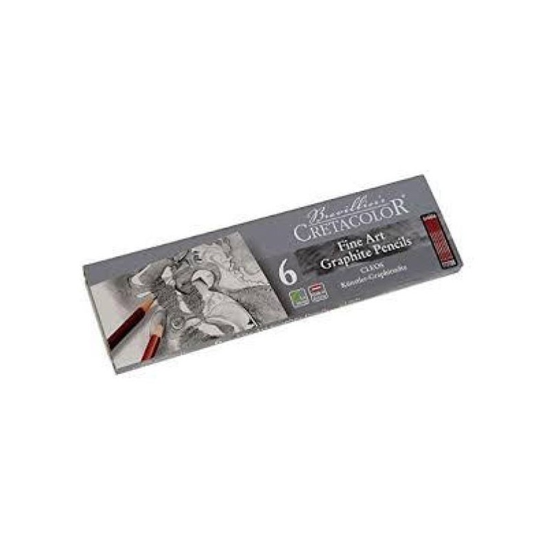 ESTUCHE METALICO 6 LAPICES FINE ART GRAP