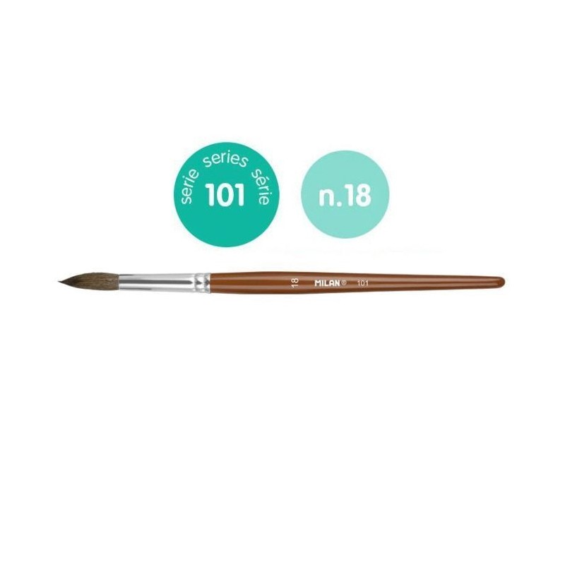 PINCEL ESCOLAR REDONDO SERIE 101 - 18