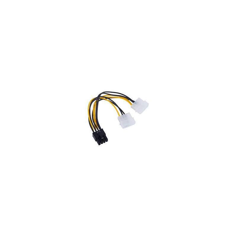 CABLE ADAPTADOR 2 MOLEX A PCI 8 PIN