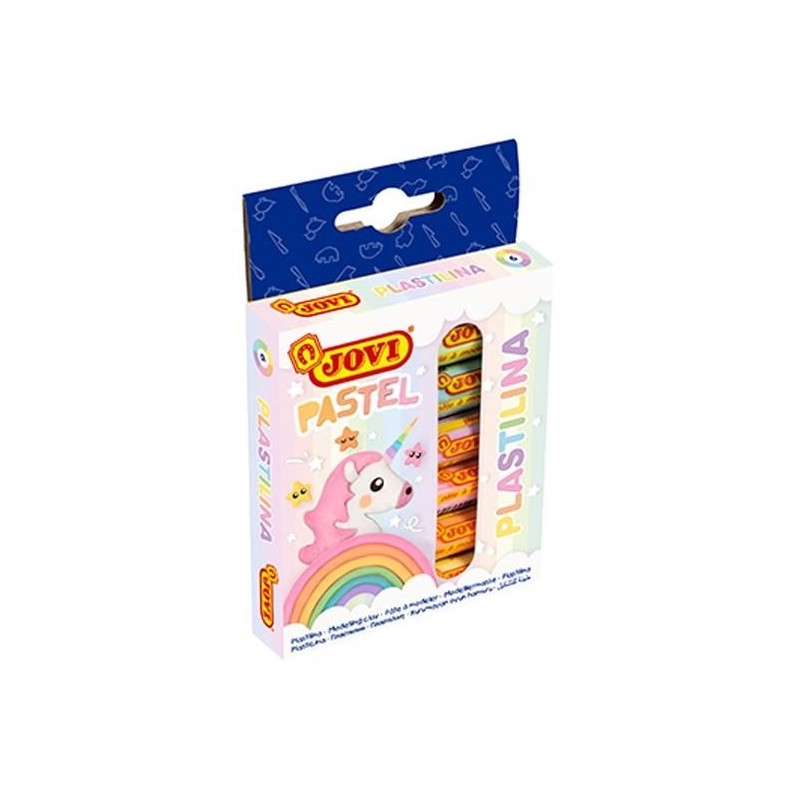 PLASTILINA ESTUCHE 6 BARRAS 15G COLORES SURTIDOS