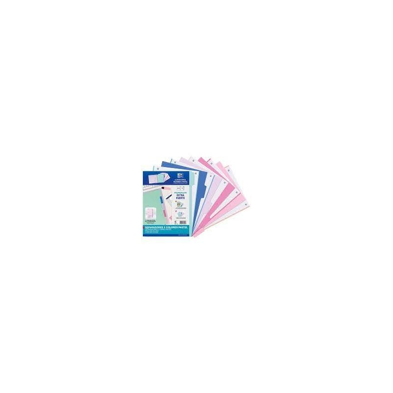SEPARADORES OXFORD PP 500 MICRAS A4 5 POSICIONES P