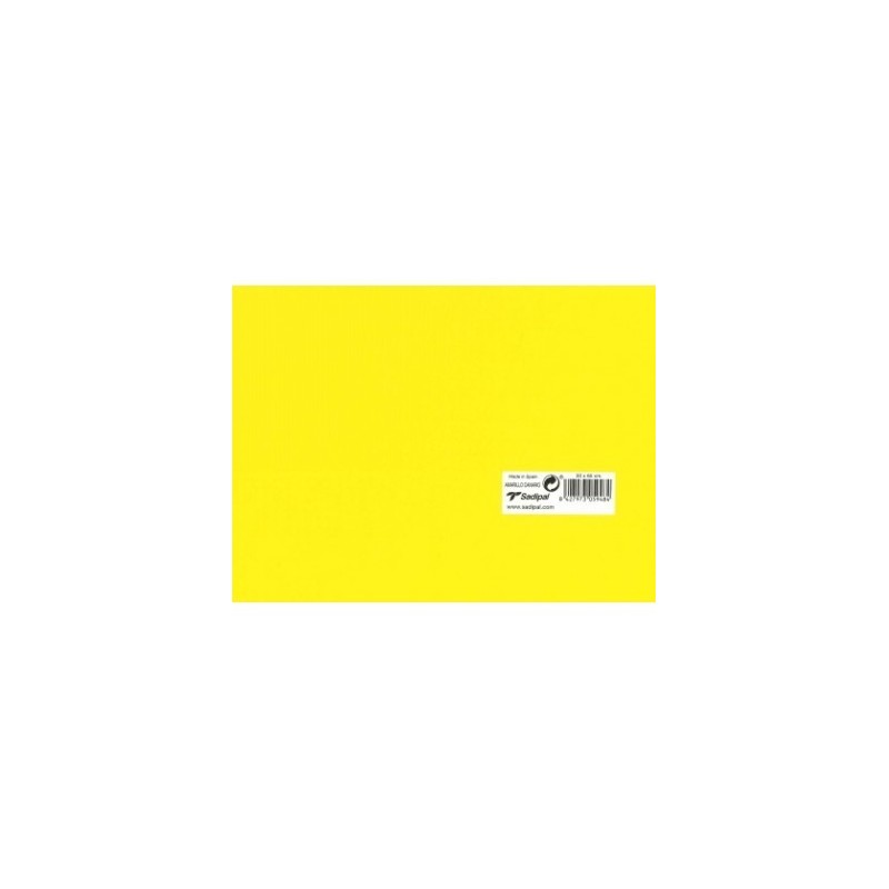 CARTULINA 50x65 P/25  AMARILLO CANARIO